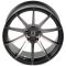 КОВАНЫЕ ДИСКИ H250917U SKILL SV994-SK335 20 J10 ET-20 5X127 71.5 ЧЁРНЫЙ МАТОВЫЙ + ПОЛИРОВАННЫЕ СПИЦЫ